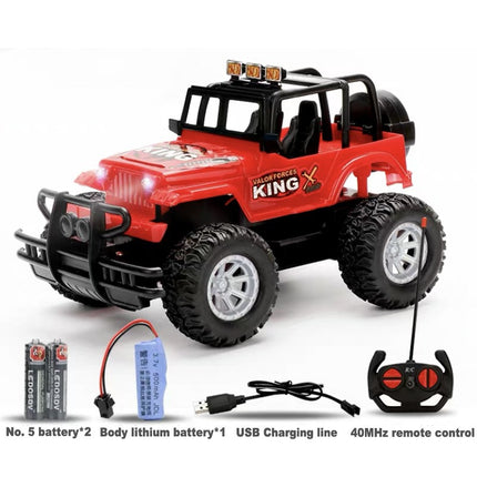 Kids RC Remote Control Toy Car – USB Rechargeable with 40MHz Controller