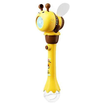 Kids Electric Bee Bubble Machine with Auto Light-Up