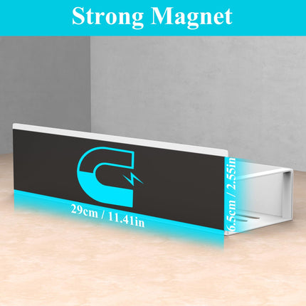 Magnetic Refrigerator Rack - No Punching Spice Rack With Side Hanger