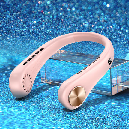 Portable Mini Neck Air Cooler With Bladeless Fan