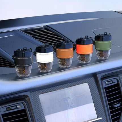 Coffee Cup Car Air Freshener — Multi-Function Fragrance Diffuser