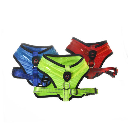 LED Luminous Reflective Dog Harness Chest Strap Vest