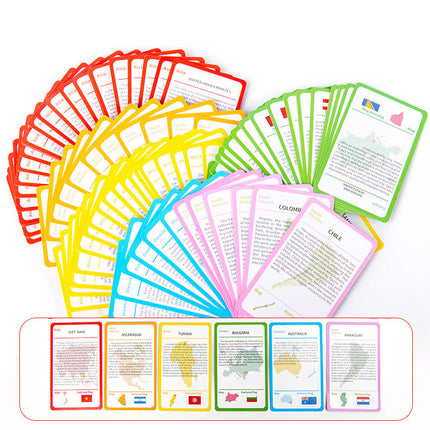 Kids Magnetic Wooden World Map Puzzle – Geography Learning Toy