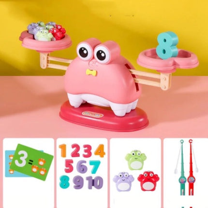 Kids Math Balance Scale Board – Addition & Subtraction Learning Set