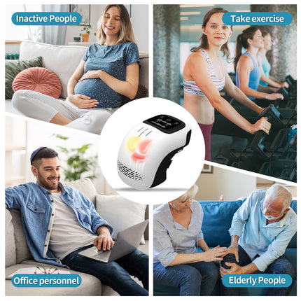 Intelligent electric kneading laser vibration knee massager