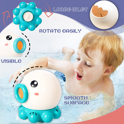 Octopus Baby Bath Toy – Spinning Water Fountain Shower Toy for Toddlers