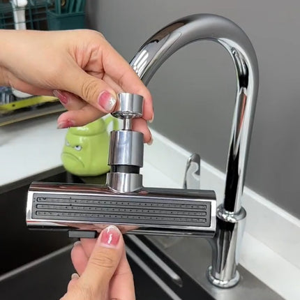 Kitchen Splash Proof Waterfall Faucet Outlet With Multifunctional Nozzle