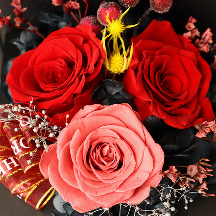 Mothers Day Rose Carnation Gift Box