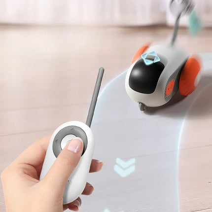 Remote Smart Control Interactive Cat Car Toy With USB Charging.
