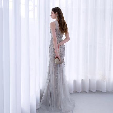 High End Light Luxury Fishtail Evening Dress