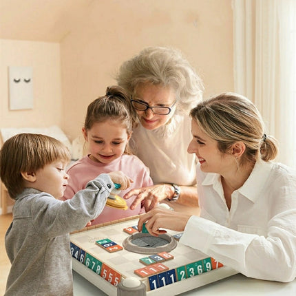 Family Mahjong Math Board Game — Basic & Deluxe Editions