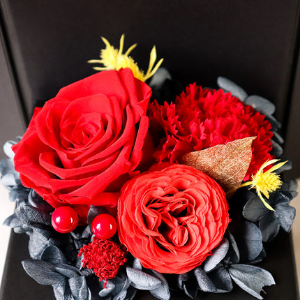 Mothers Day Rose Carnation Gift Box