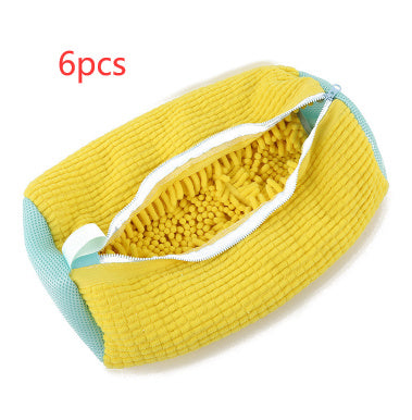 Laundry Shoe Reusable Wash Bag With Zipper For Washing Machine