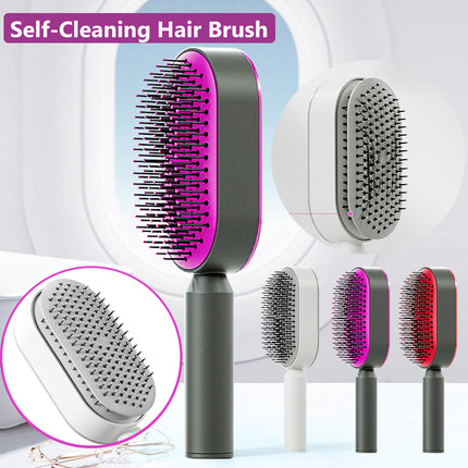 Self Cleaning Anti-Static Hair Brush