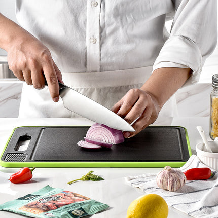 Double-sided Cutting Board With Defrosting Function, Knife Sharpening and Grinding