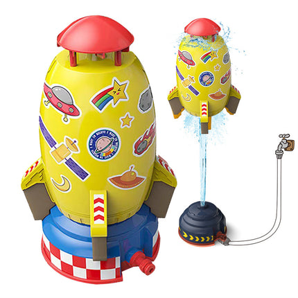 Outdoor Rocket Launcher Water Pressure Lift Sprinkler Toy