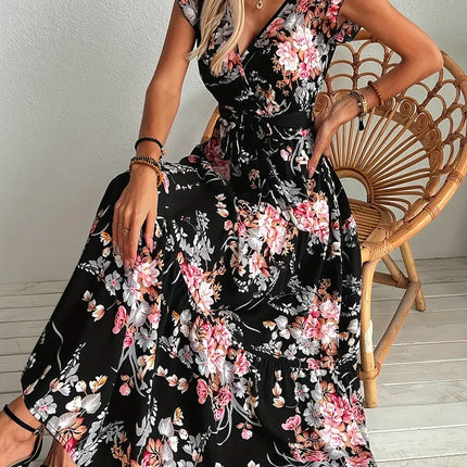 Women's Flowered Cotton Dress