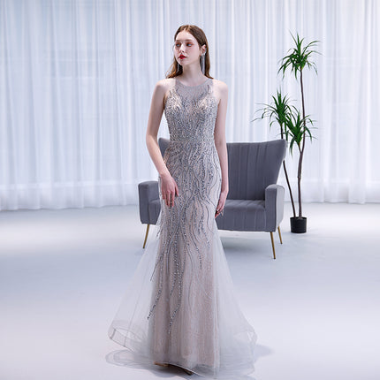 High End Light Luxury Fishtail Evening Dress