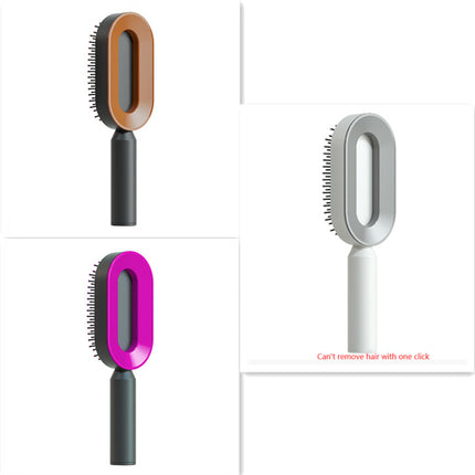 Self Cleaning Anti-Static Hair Brush
