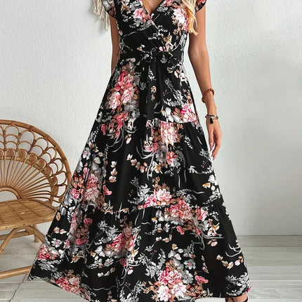 Women's Flowered Cotton Dress