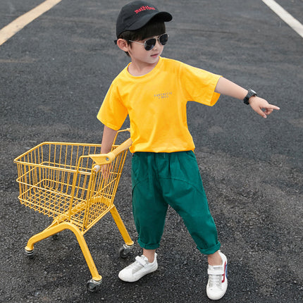 Boys 2 Piece Short Sleeve Suit