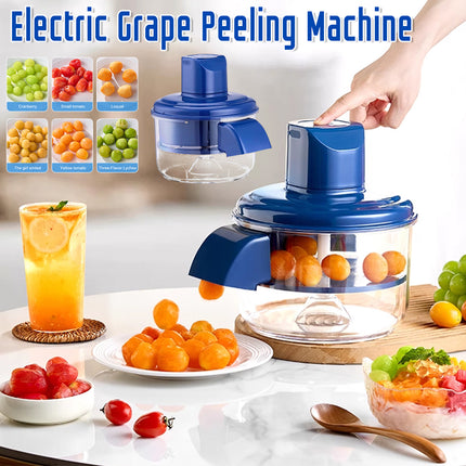 Automatic Electric Grape Peeler - Rechargeable Fruit Peeling Machine - Hands-Free Skin Remover