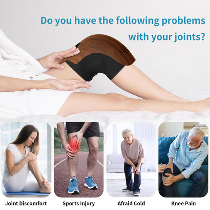 Intelligent electric kneading laser vibration knee massager