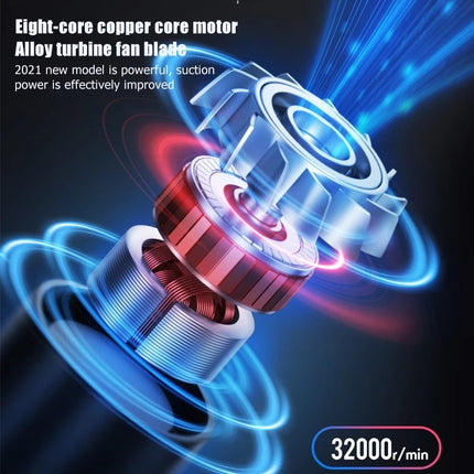 Mini Portable Wireless Rechargeable High Power Car Vacuum Cleaner