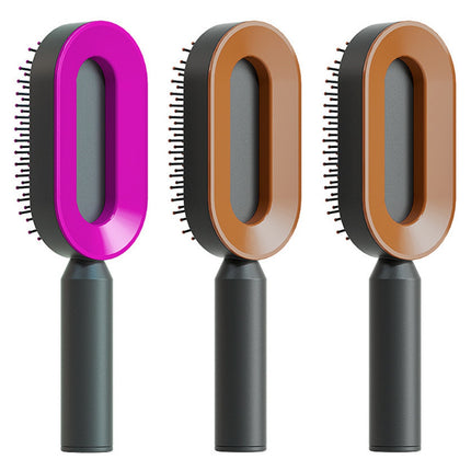 Self Cleaning Anti-Static Hair Brush