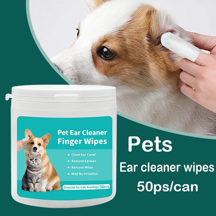 Dog And Cat Eye And Ear Cleaning Finger Wipes