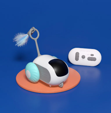 Remote Smart Control Interactive Cat Car Toy With USB Charging.