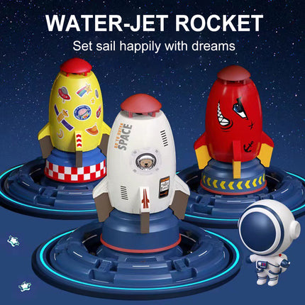 Outdoor Rocket Launcher Water Pressure Lift Sprinkler Toy