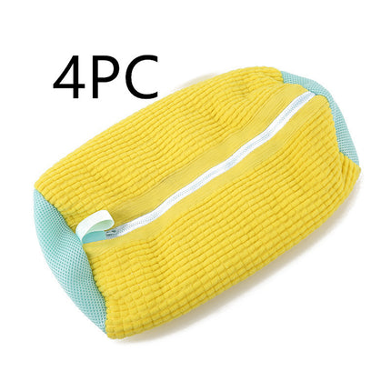 Laundry Shoe Reusable Wash Bag With Zipper For Washing Machine