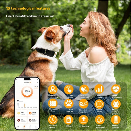 Pet GPS Tracker With Health Monitor