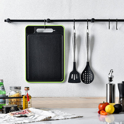 Double-sided Cutting Board With Defrosting Function, Knife Sharpening and Grinding