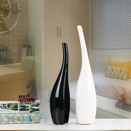 Vase en céramique plaqué or nordique