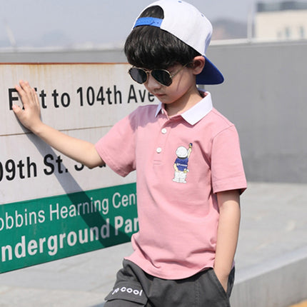 Boys Short-Sleeved Cartoon 2-Piece Set