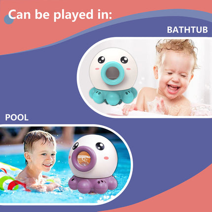Octopus Baby Bath Toy – Spinning Water Fountain Shower Toy for Toddlers