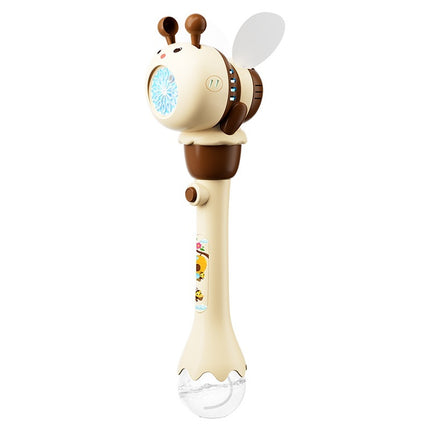 Kids Electric Bee Bubble Machine with Auto Light-Up