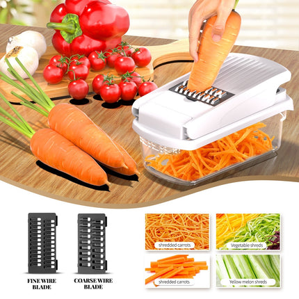 Kitchen Multi-function Vegetable Chopper - 15-in-one