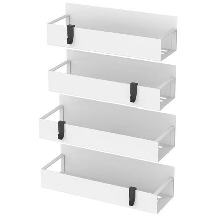 Magnetic Refrigerator Rack - No Punching Spice Rack With Side Hanger