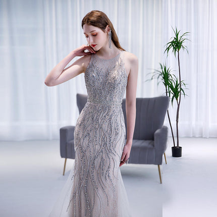 High End Light Luxury Fishtail Evening Dress
