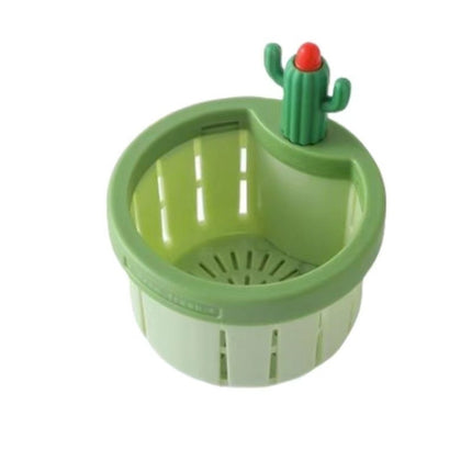 Cactus Sink Drain Strainer With Automatic Press And Dumping Basket