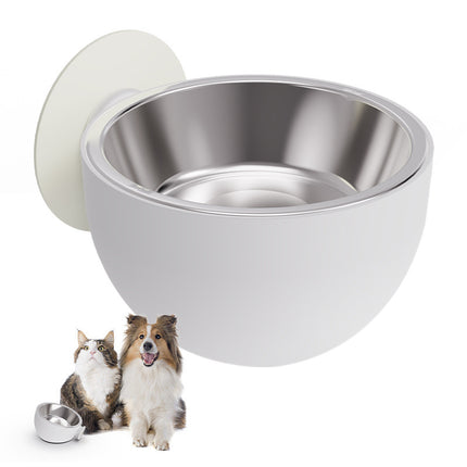 Magnetic Cat And Dog Feeder Food Bowl