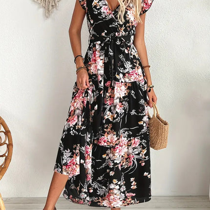 Women's Flowered Cotton Dress