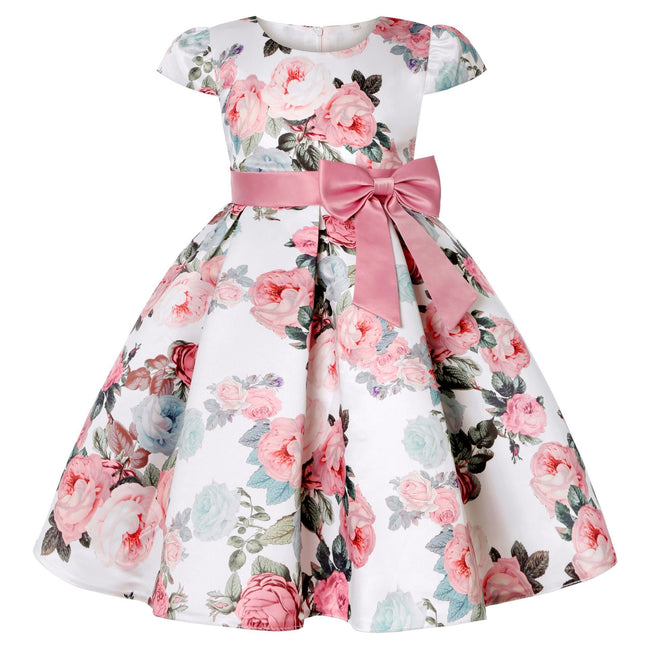 Girls Elegant Flower Dress