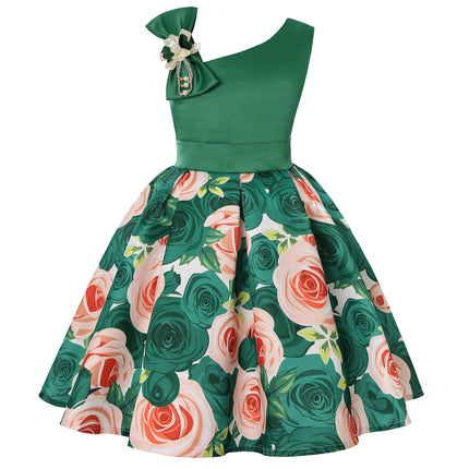 Girls Elegant Flower Dress