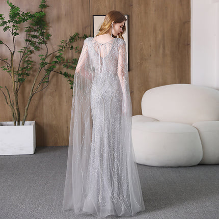 Evening Banquet Dress With Slimming Fishtail