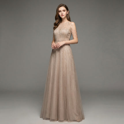 Hot Temperament Evening Banquet Fashion Formal Dress